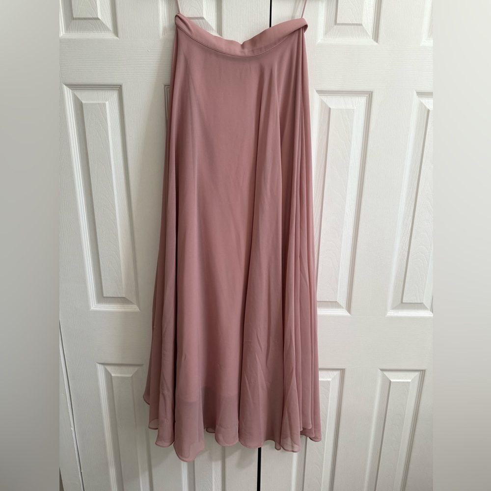 Lucy Paris Asymmetrical Blush Skirt